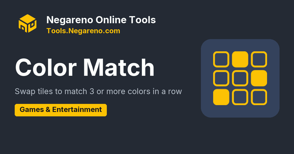 Color Matcheet Color Match | Free Online Puzzle Game | Negareno